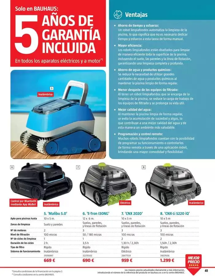 Catálogo de Piscinas, spa, limpieza y Mantenimiento 8 de mayo al 7 de junio 2025 - Página 41