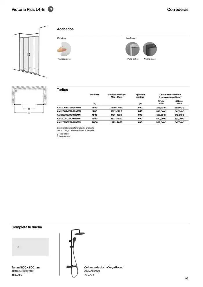Catálogo de Mamparas de Baño 9 de enero al 31 de diciembre 2025 - Página 97