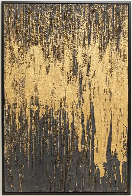 Cuadro Abstract negro 80x120cm