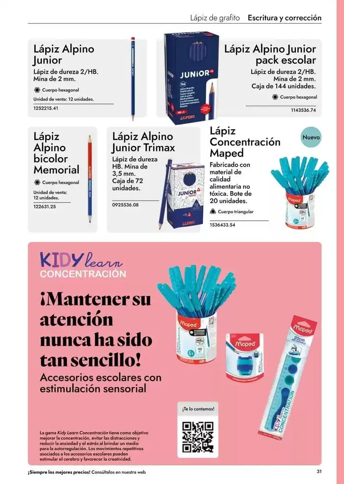 Catálogo de Catálogo Escolar 2025-2026 6 de mayo al 31 de diciembre 2026 - Página 33