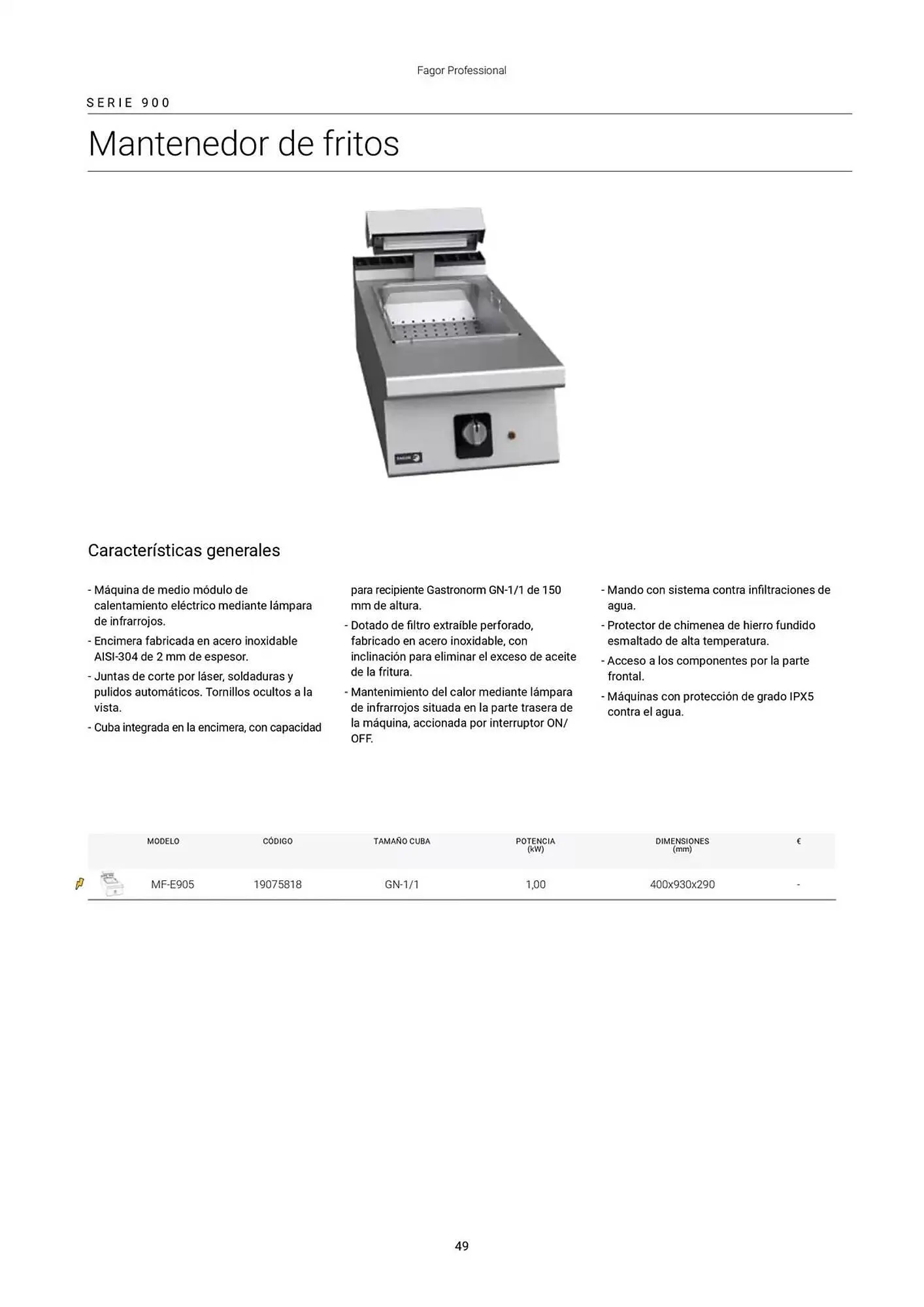 Catálogo de Folleto Fagor 3 de marzo al 1 de enero 2026 - Página 50
