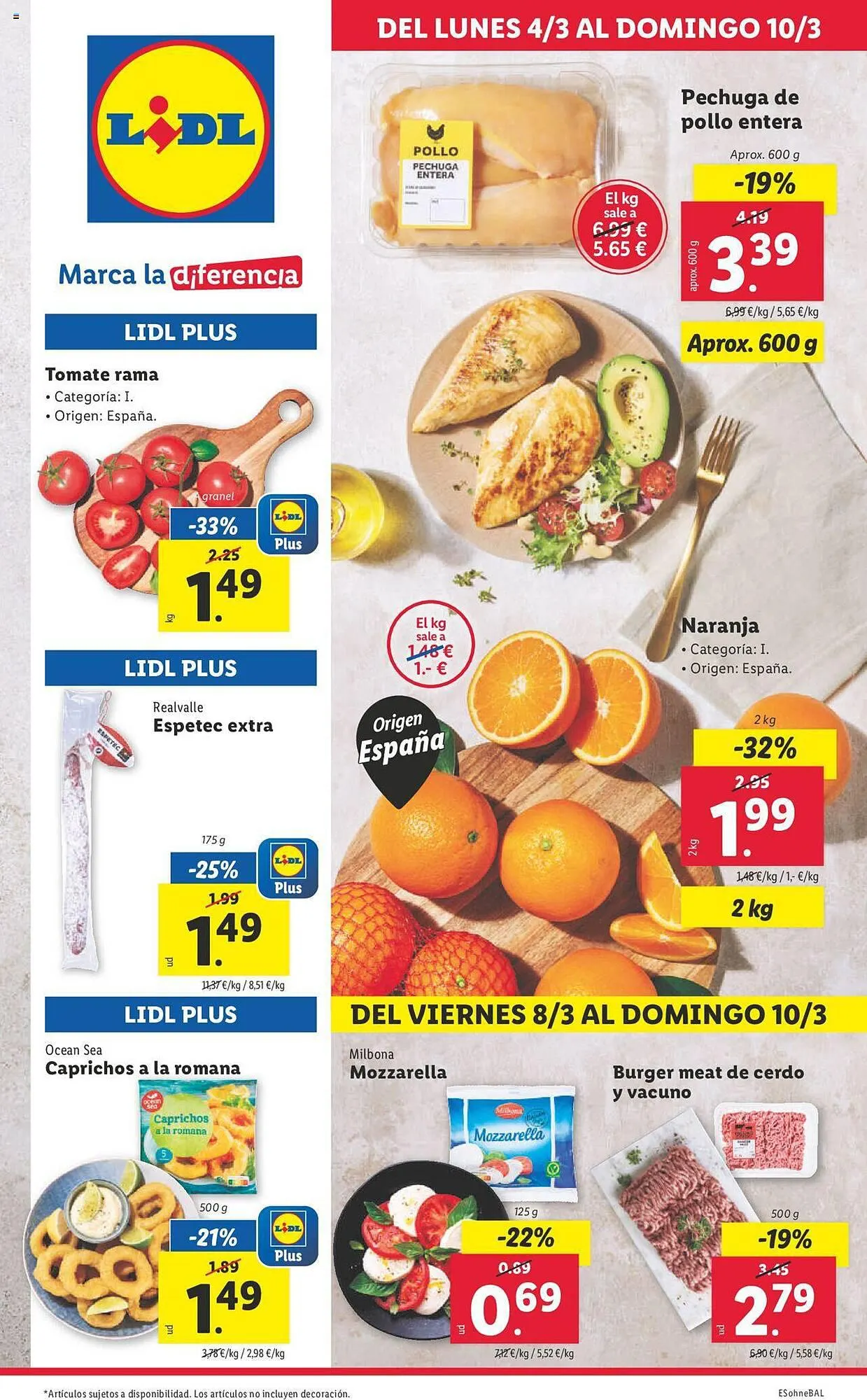 Catálogo de Folleto Lidl 4 de marzo al 10 de marzo 2024 - Página 1