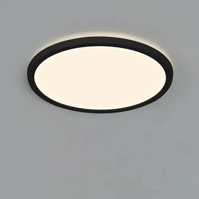 Plafón LED INSPIRE negro 1700lm 4000K IP54