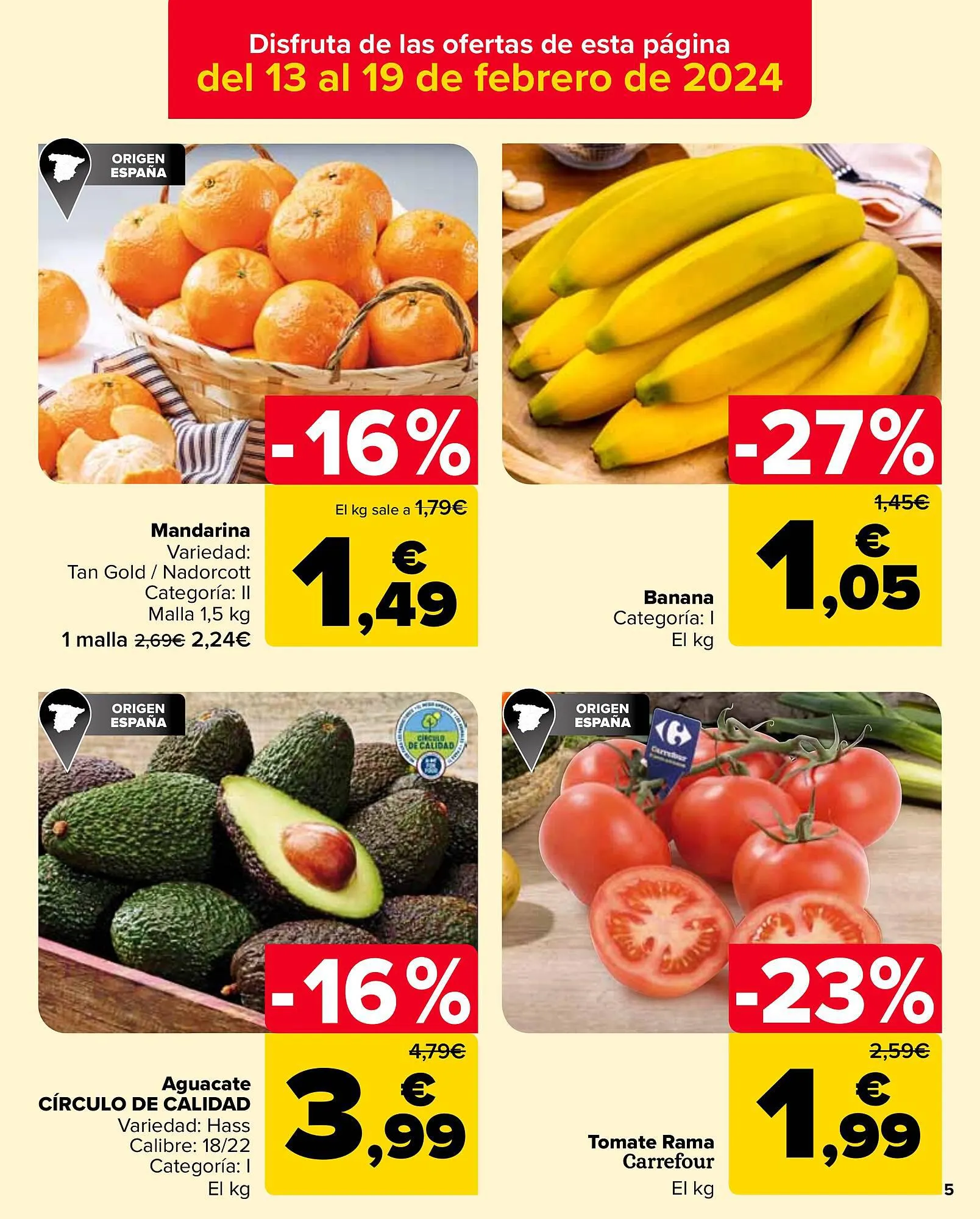 Catálogo de Folleto Carrefour 13 de febrero al 22 de febrero 2024 - Página 5