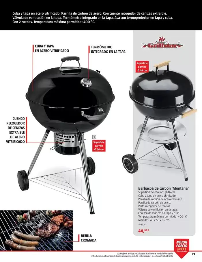 Catálogo de Barbacoas, cocinar al aire libre 8 de mayo al 6 de junio 2025 - Página 27