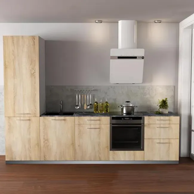 Cocina en kit Delinia iD Mod. Arizona roble mate 3.00 m