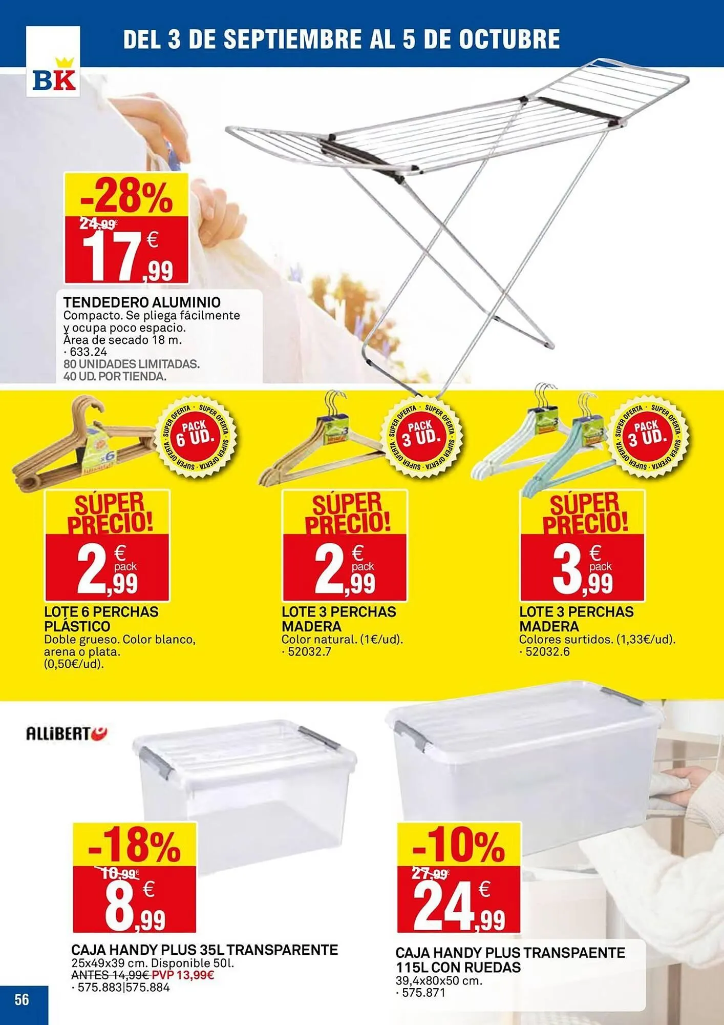 Catálogo de Catálogo Bricoking 3 de septiembre al 15 de octubre 2025 - Página 56