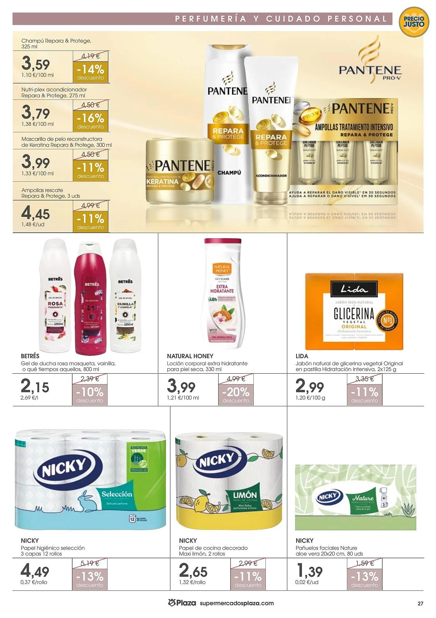 Catálogo de Folleto Supermercados Plaza 8 de mayo al 28 de mayo 2025 - Página 27