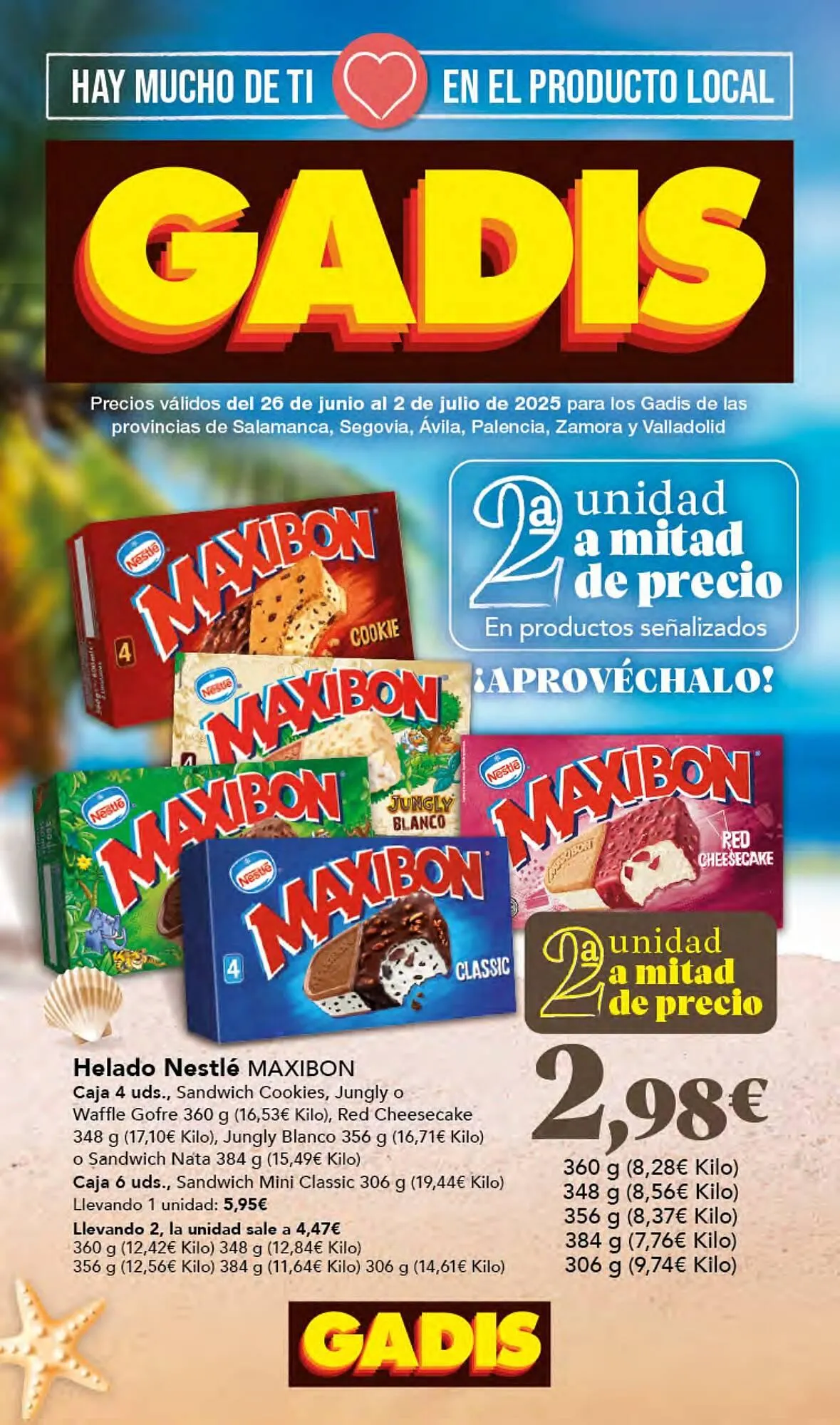 Catálogo de Folleto Gadis 26 de junio al 2 de julio 2025 - Página 1