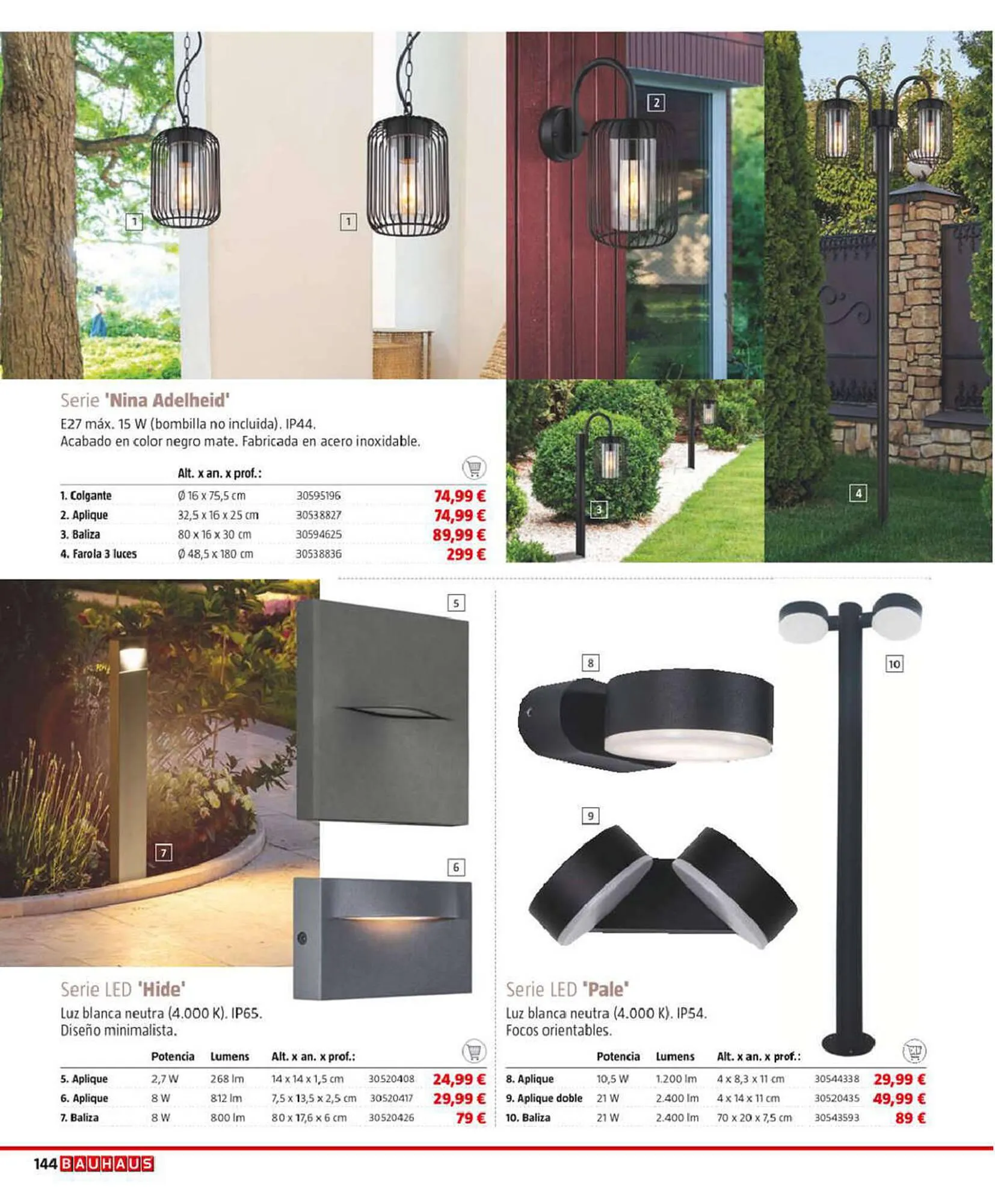 Catálogo de Folleto Bauhaus 7 de marzo al 15 de agosto 2023 - Página 144
