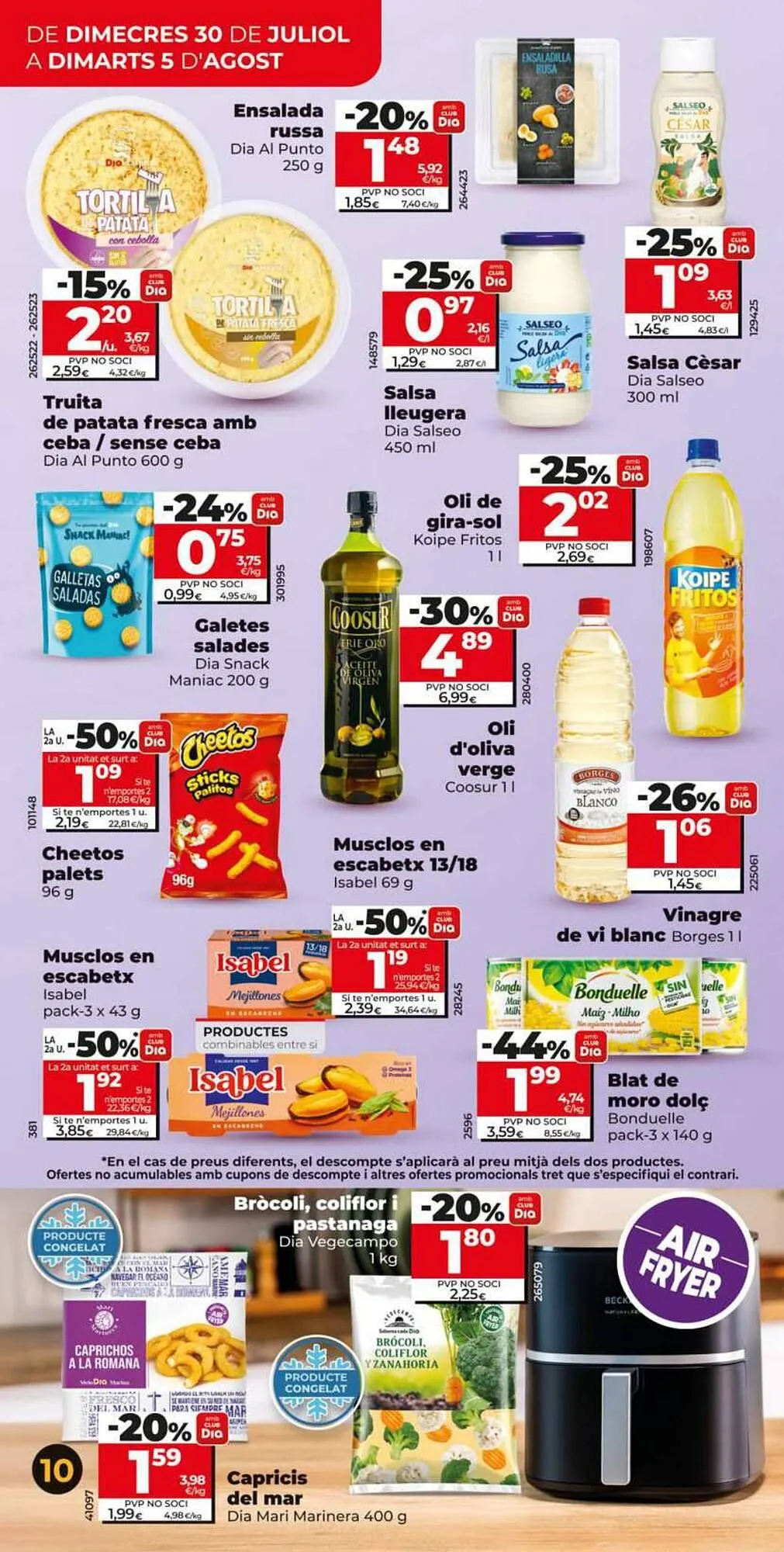 Catálogo de Folleto Maxi Dia 30 de julio al 5 de agosto 2025 - Página 10