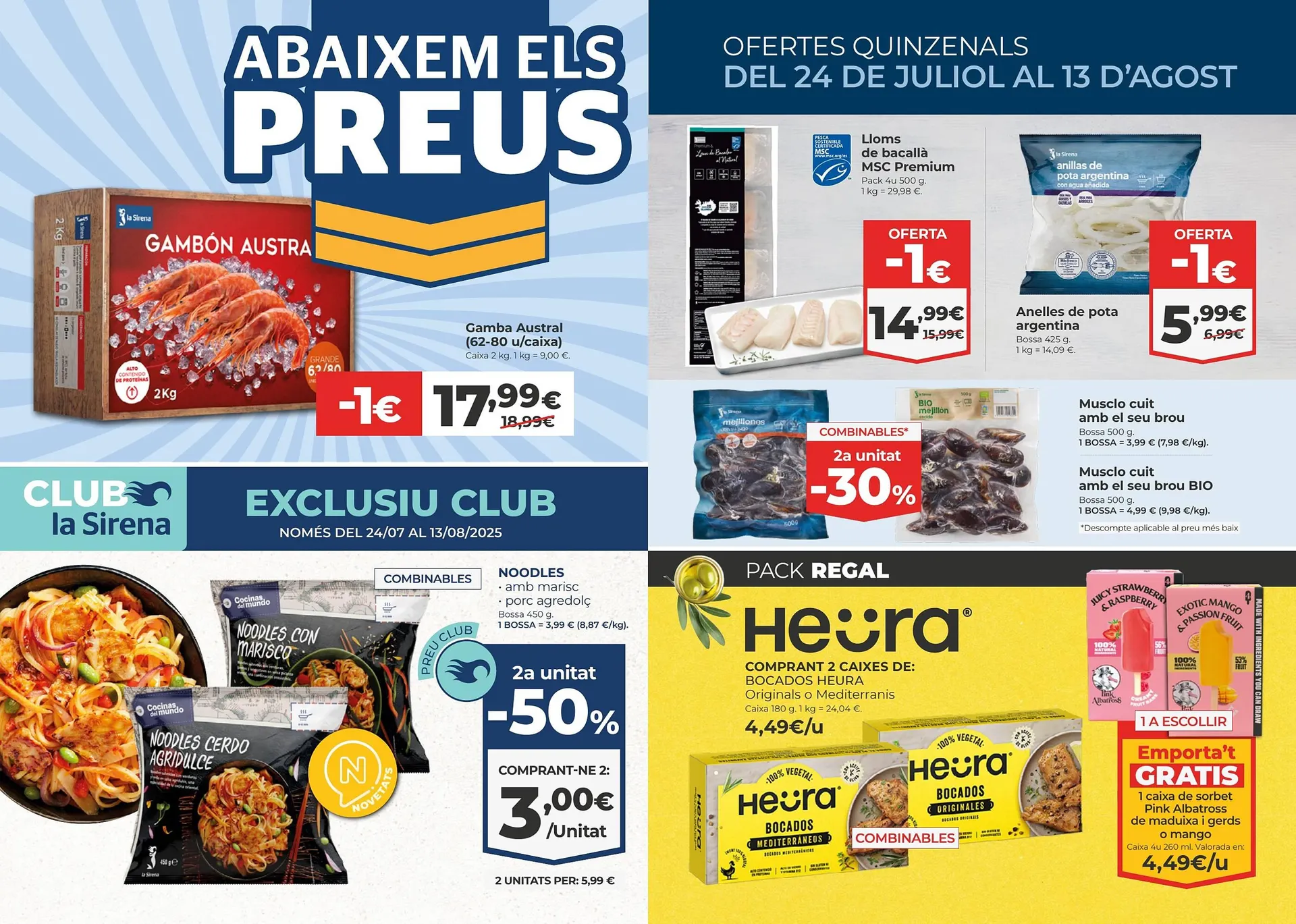 Catálogo de Folleto La Sirena 24 de julio al 13 de agosto 2025 - Página 3