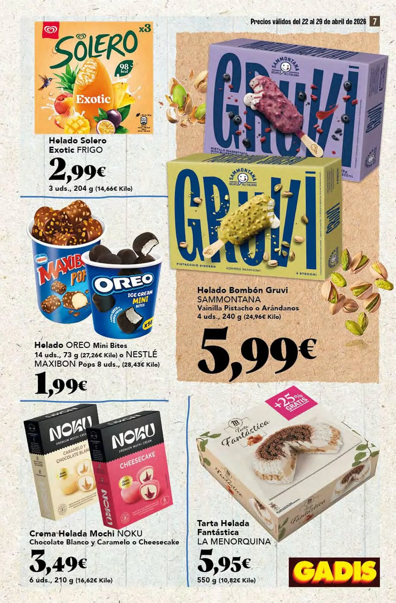 Catálogo de Folleto Gadis 22 de abril al 29 de abril 2026 - Página 7