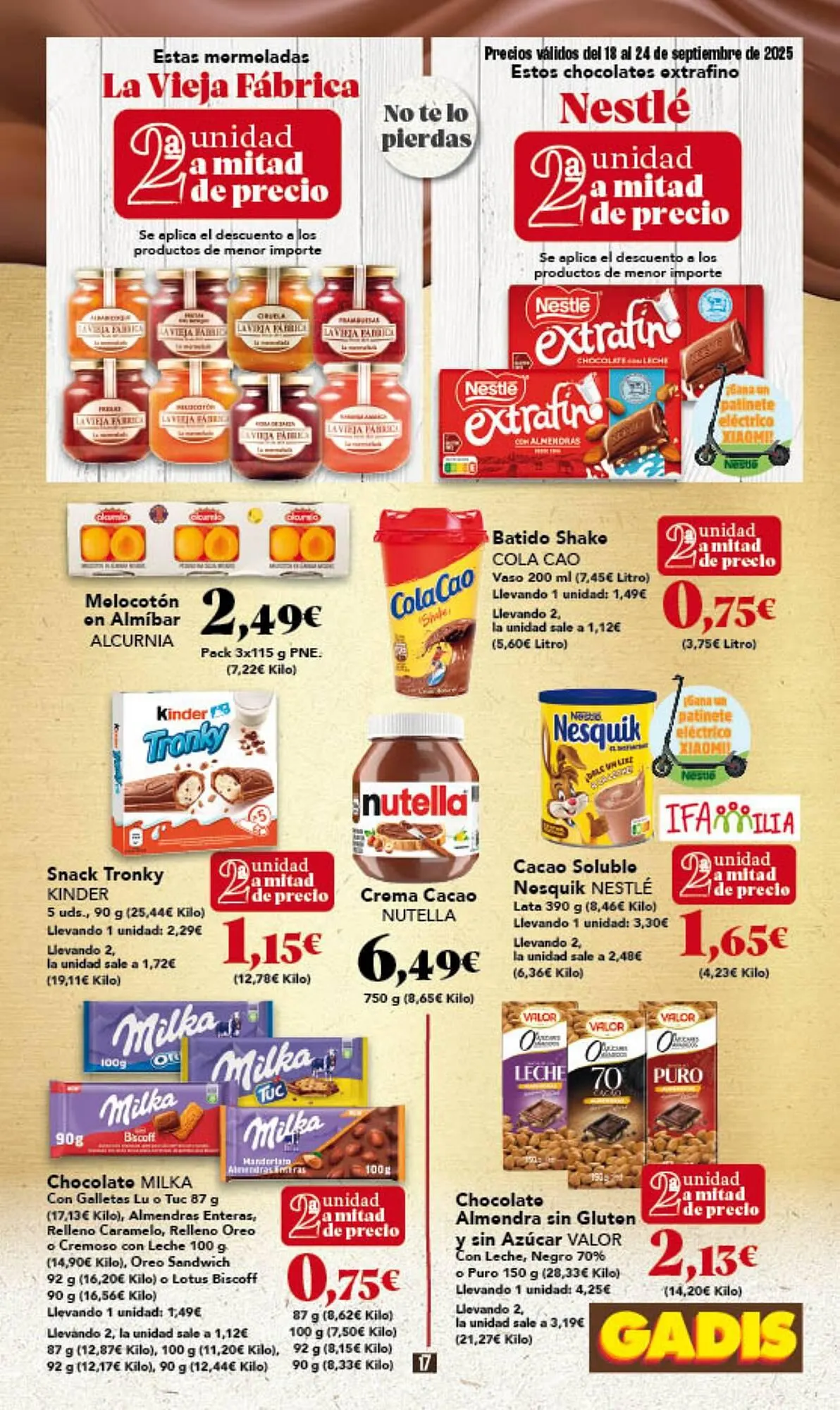 Catálogo de Folleto Gadis 18 de septiembre al 24 de septiembre 2025 - Página 17
