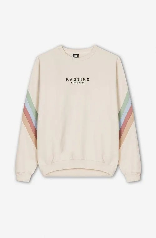 Walker Bone/ Pale Green/ Baby Blue Sweatshirt