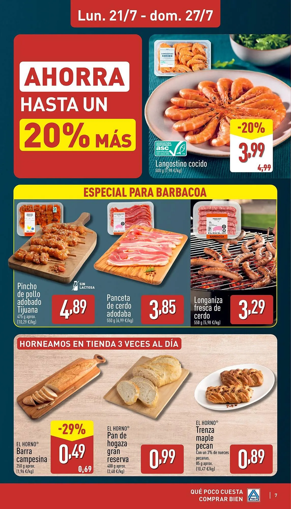 Catálogo de Folleto ALDI 21 de julio al 27 de julio 2025 - Página 7