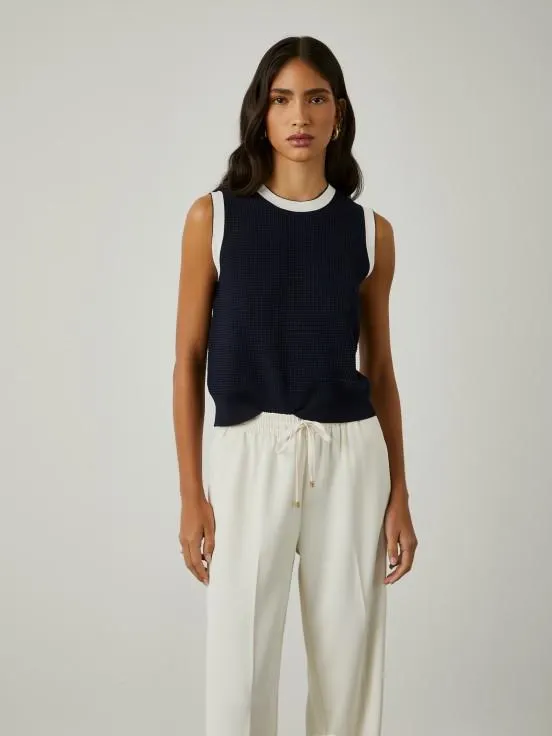 Jersey de punto sin mangas