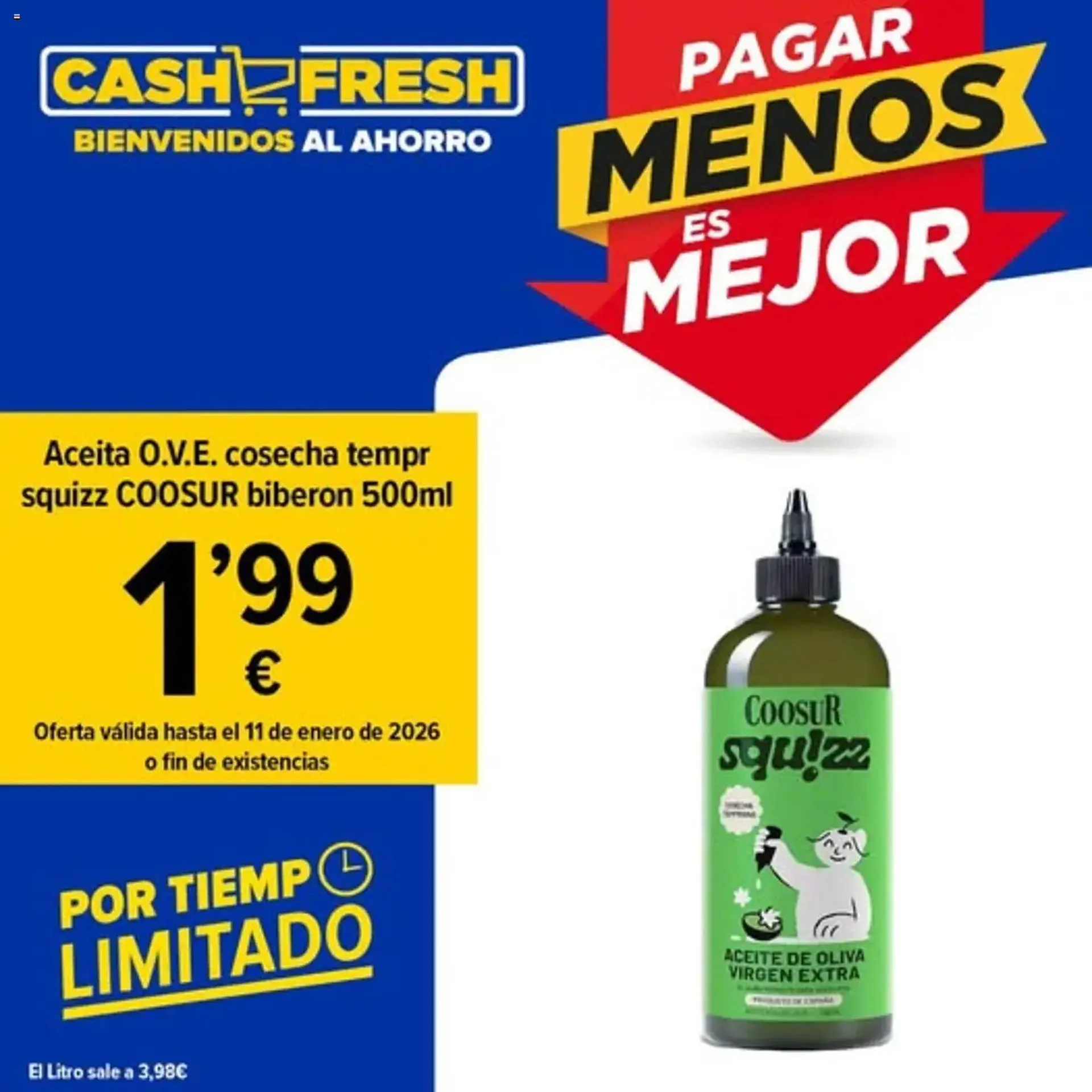 Catálogo de Folleto Cash Fresh 8 de enero al 11 de enero 2026 - Página 1