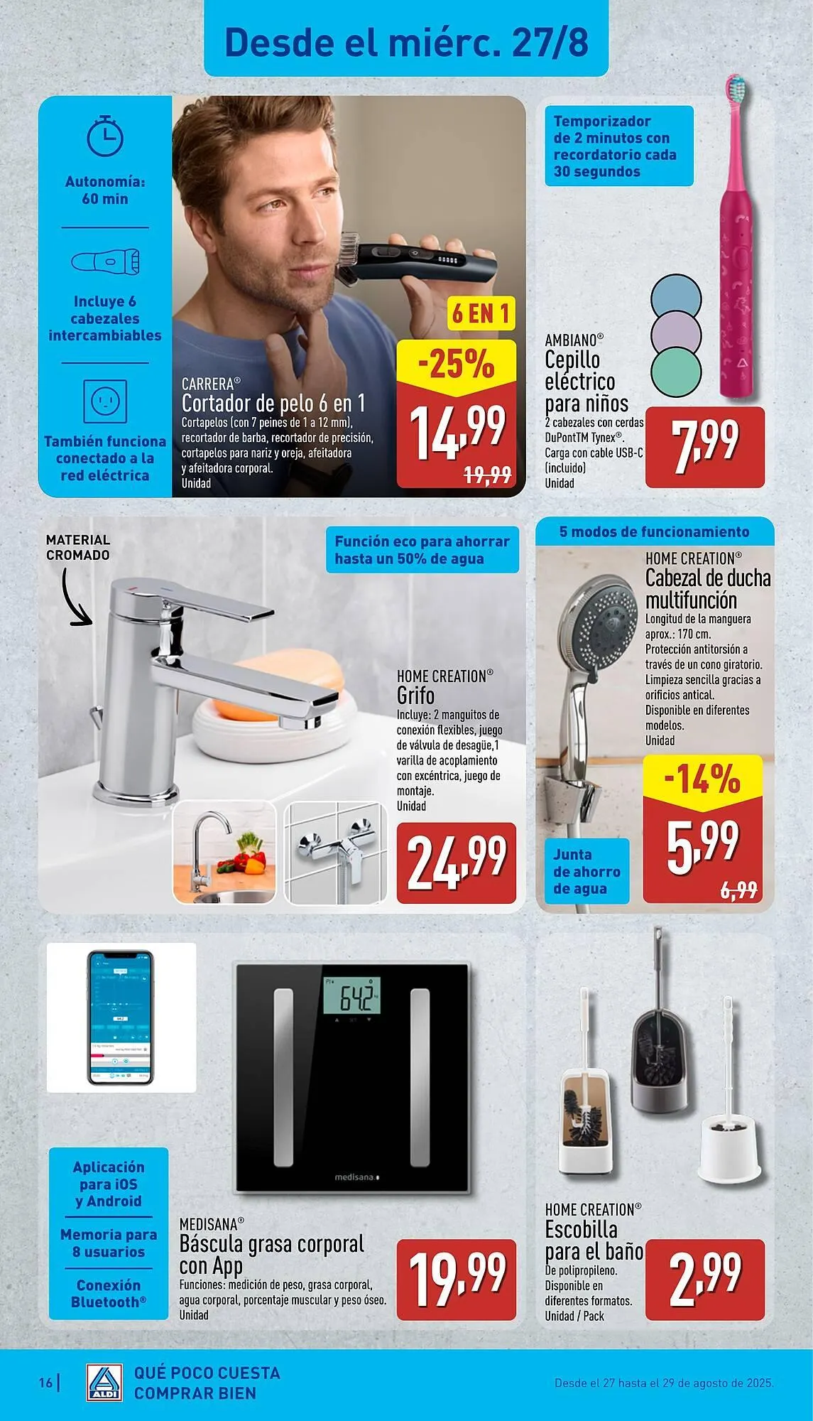 Catálogo de Folleto ALDI 25 de agosto al 31 de agosto 2025 - Página 16