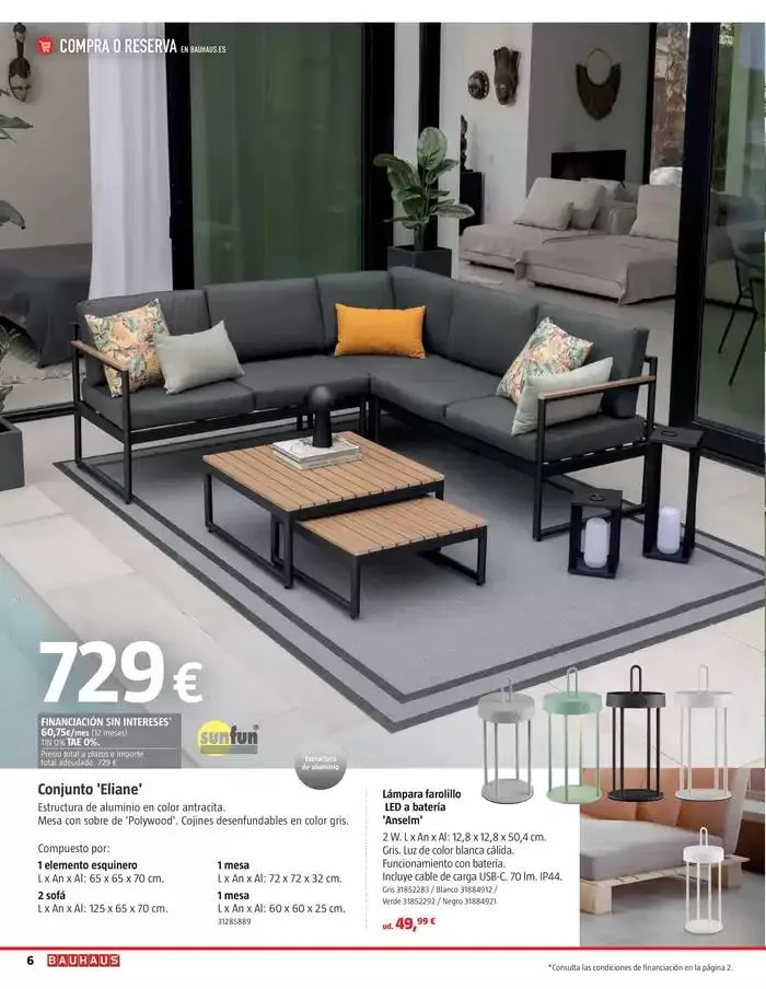 Catálogo de VERANO. Jardín, terraza, balcón. 26 de marzo al 20 de abril 2025 - Página 6