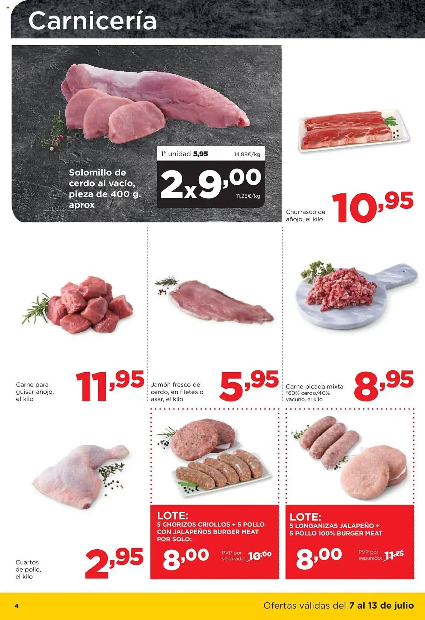 Catálogo de Folleto Alimerka 7 de julio al 13 de julio 2025 - Página 4