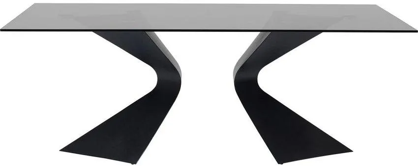 Mesa Gloria negro 200x100cm