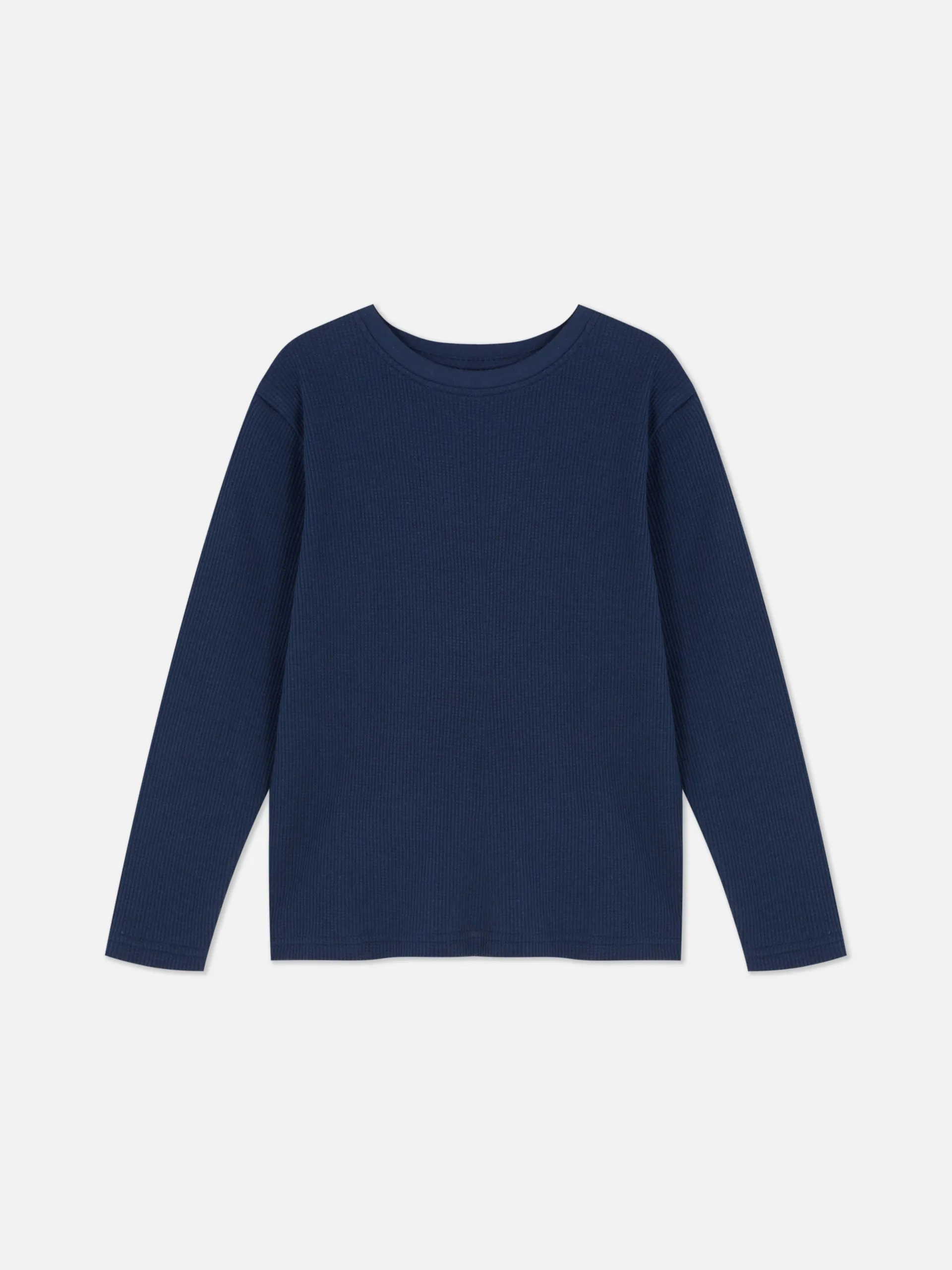 Camiseta de manga larga y textura gofrada