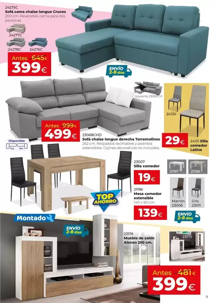 Catálogo de Más muebles por menos dinero 1 de octubre al 20 de octubre 2024 - Página 11