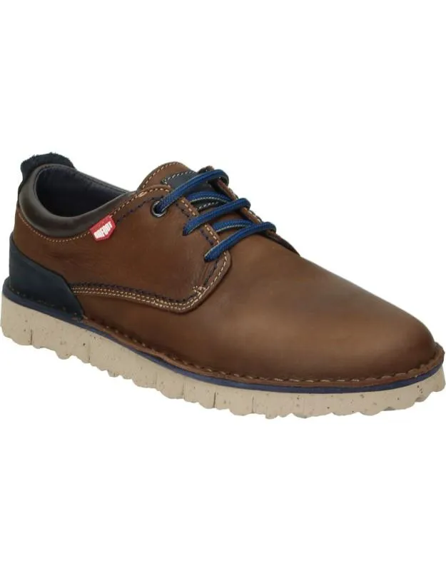 Zapatos para hombre plana ON FOOT 810 en marron