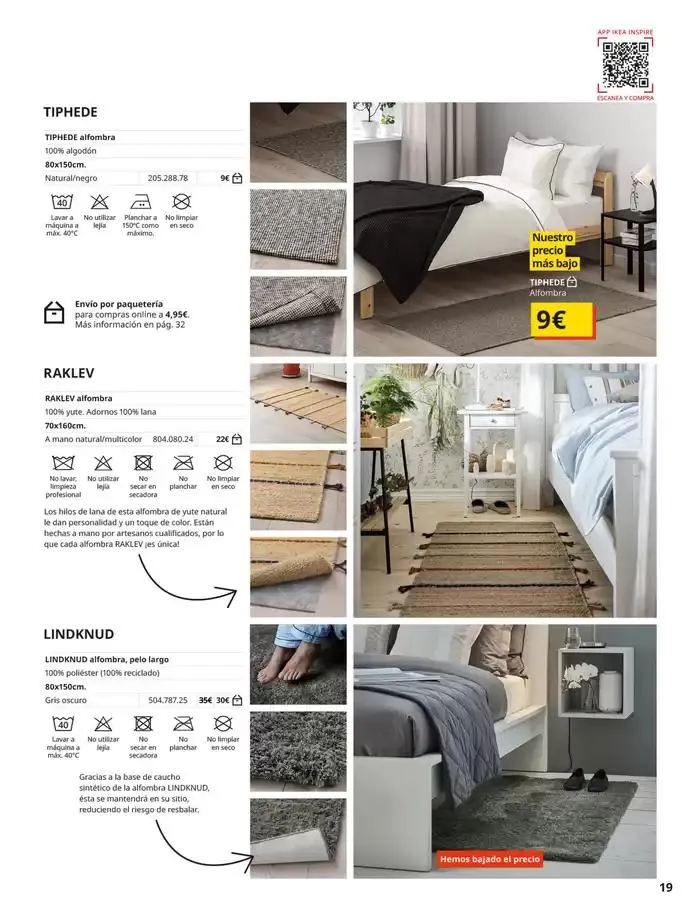 Catálogo de IKEA Catálogo Alfombras 3 de octubre al 31 de enero 2025 - Página 19