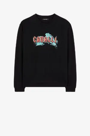 Sudadera de algodón con logo