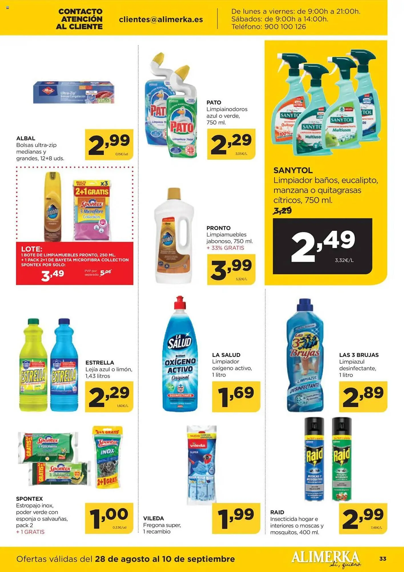 Catálogo de Folleto Alimerka 28 de agosto al 10 de septiembre 2025 - Página 34