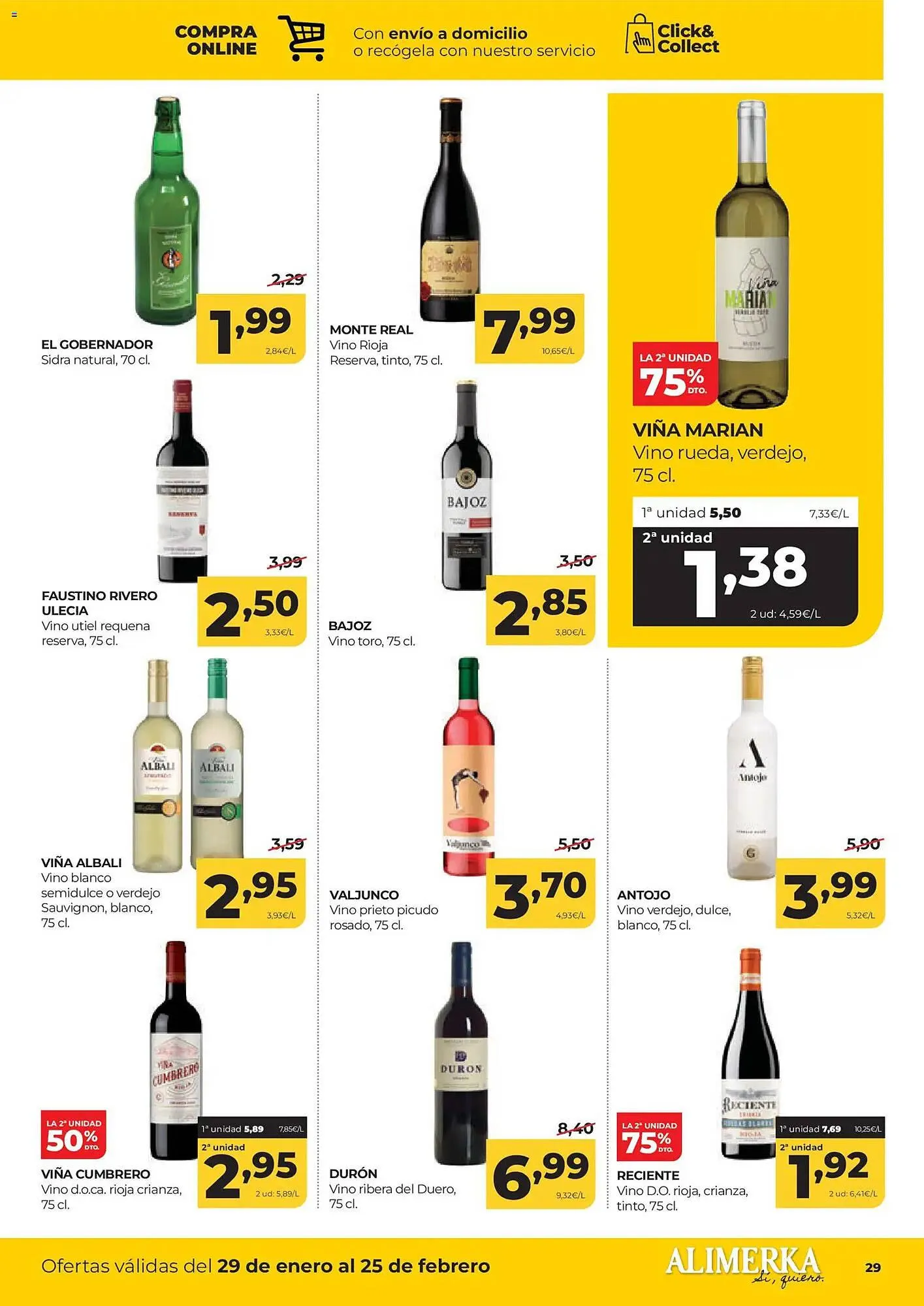 Catálogo de Folleto Alimerka 29 de enero al 25 de febrero 2026 - Página 29