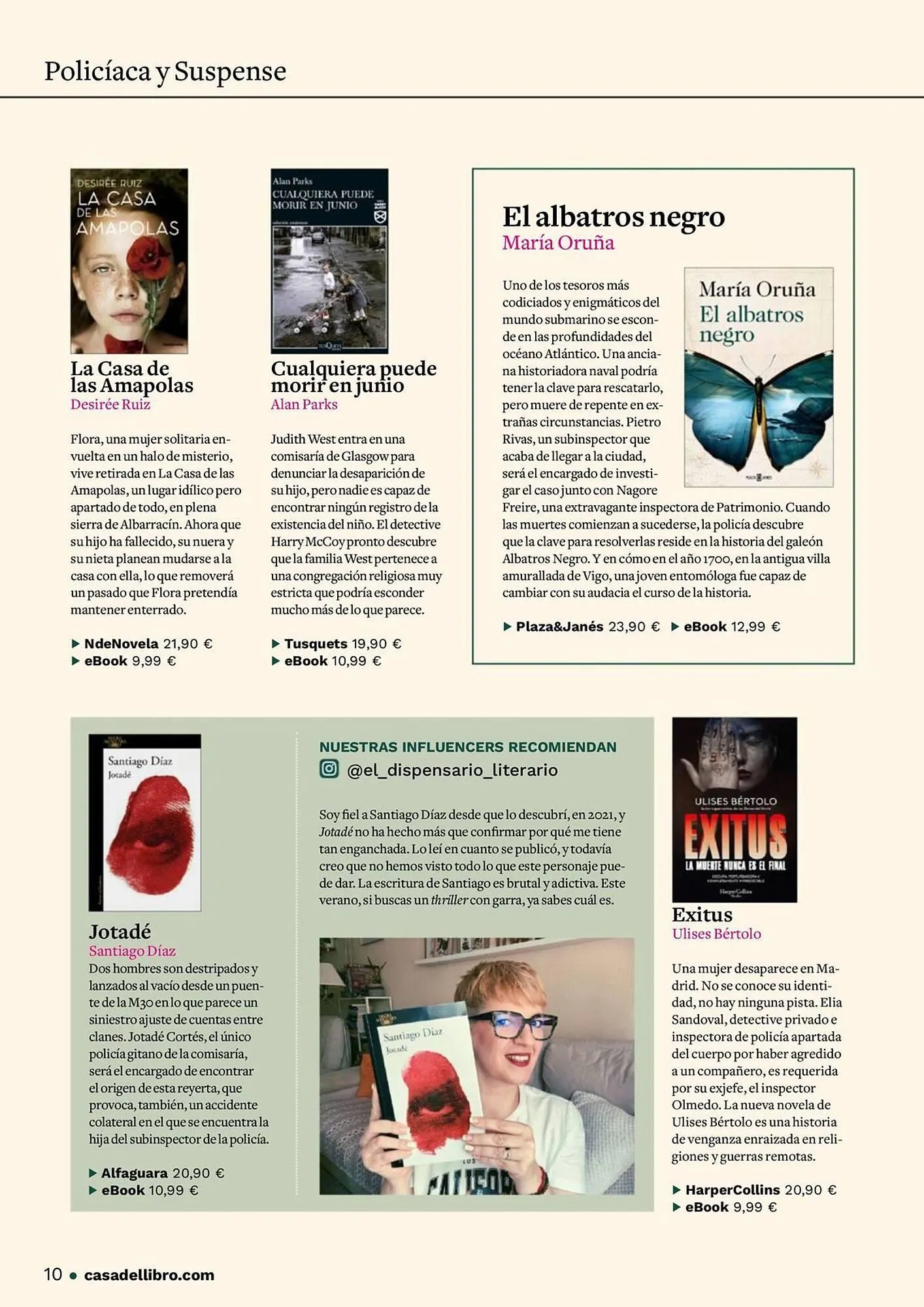 Catálogo de Folleto Casa del Libro 7 de julio al 31 de julio 2025 - Página 10