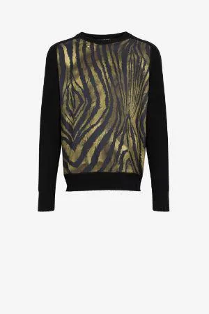 Jersey con paneles y estampado Freedom