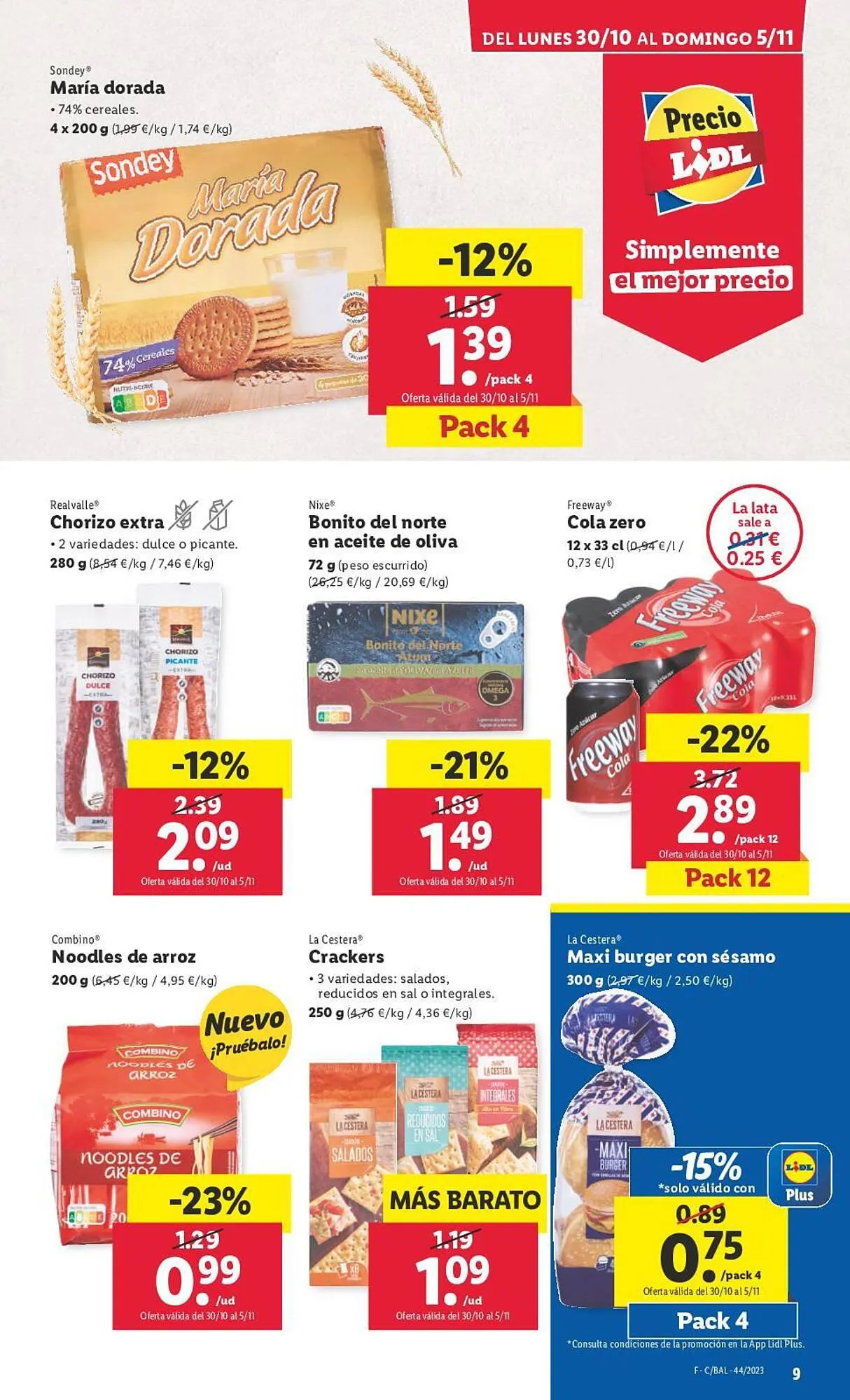 Catálogo de Folleto Lidl 30 de octubre al 5 de noviembre 2023 - Página 9