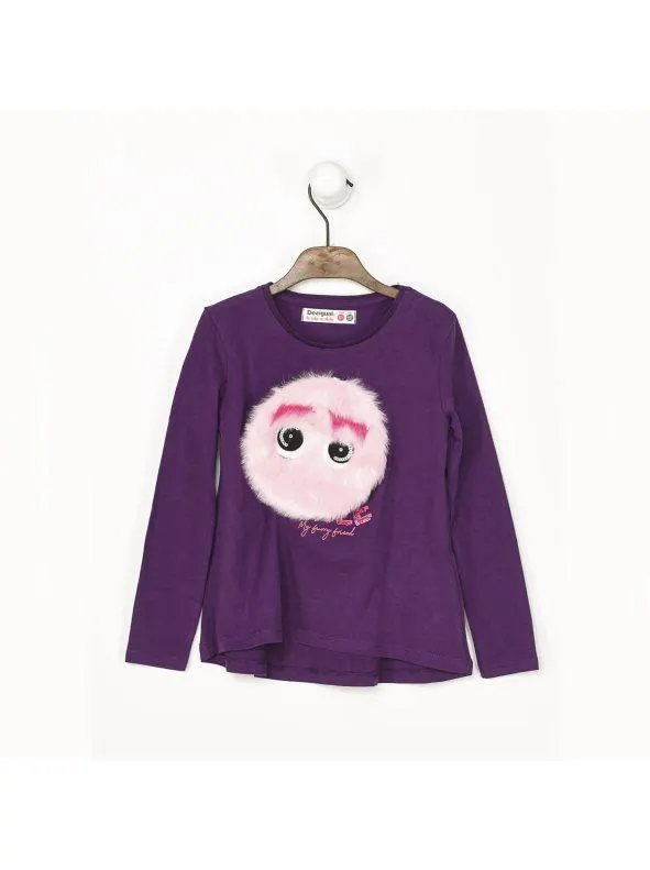 Camiseta Moines Manga Larga y Cuello Redondo