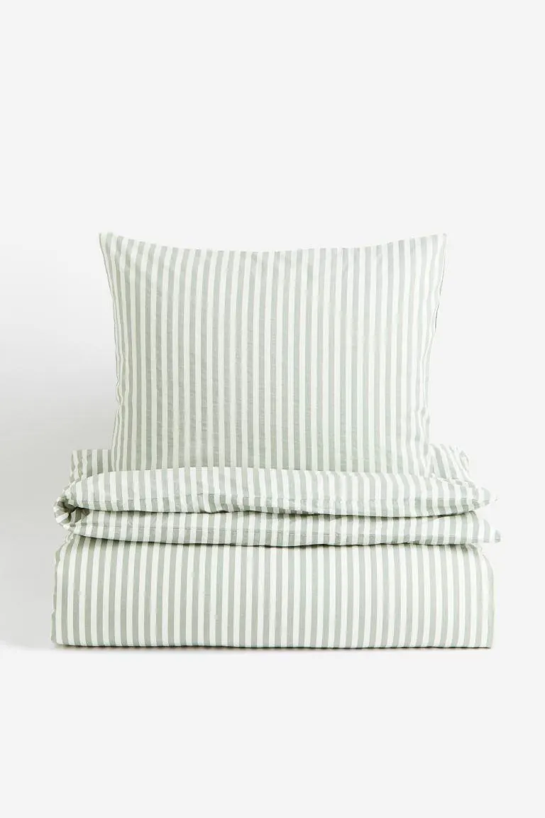 Cotton single duvet cover set