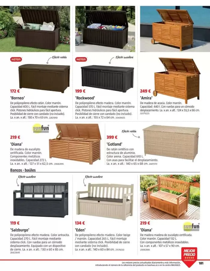 Catálogo de Bauhaus Verano 1 de junio al 31 de agosto 2025 - Página 181
