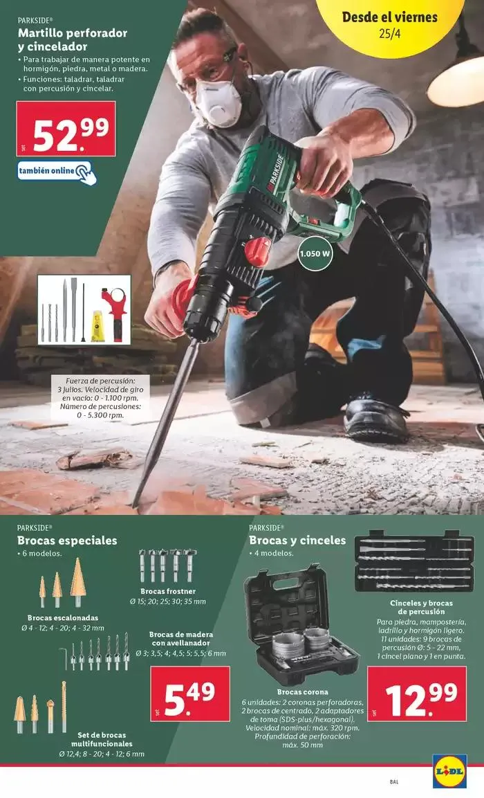 Catálogo de ¡Bazar Lidl! Ofertas válidas del 21/04 al 27/04 21 de abril al 27 de abril 2025 - Página 21