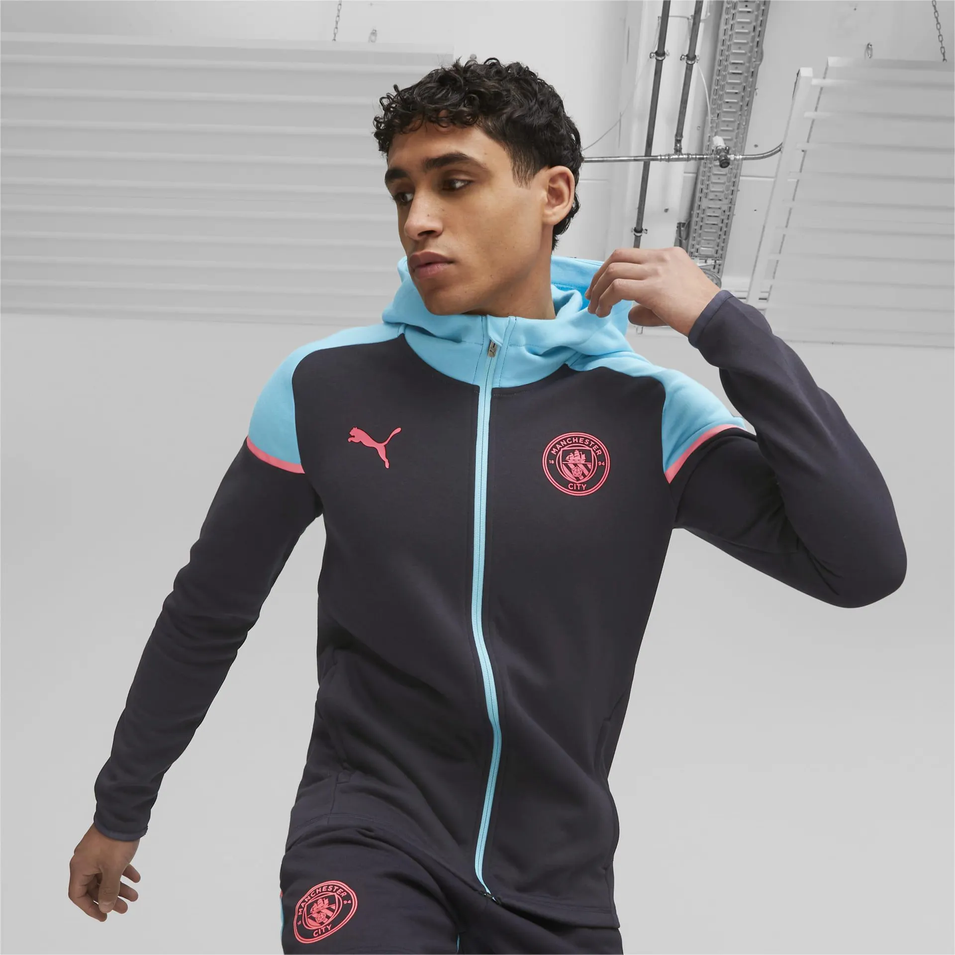 Manchester City Football Casuals Hooded Jacket