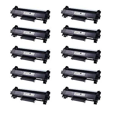 Brother TN-2420 Mega Pack de 10 tóneres compatibles (Negro)