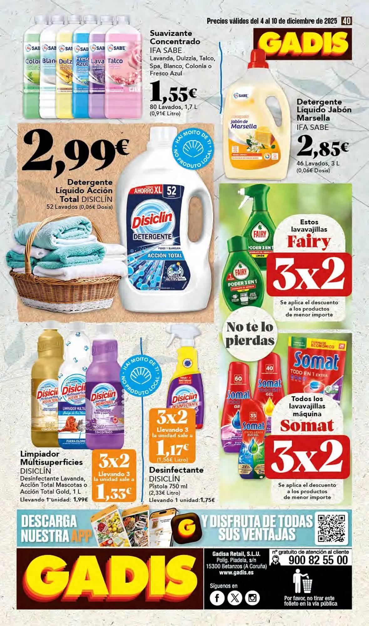 Catálogo de Folleto Gadis 4 de diciembre al 10 de diciembre 2025 - Página 40
