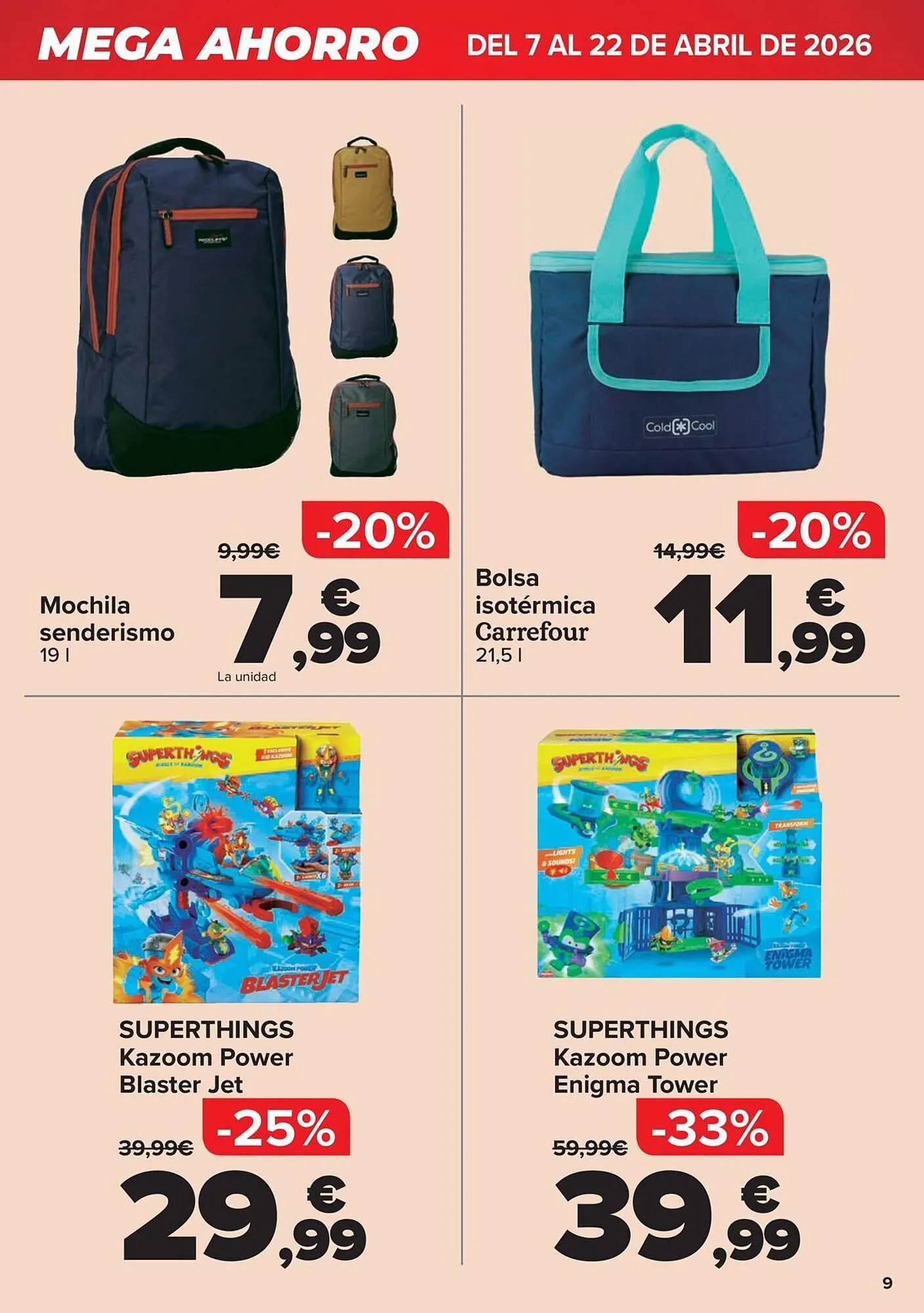 Catálogo de Folleto Carrefour 7 de abril al 22 de abril 2026 - Página 9