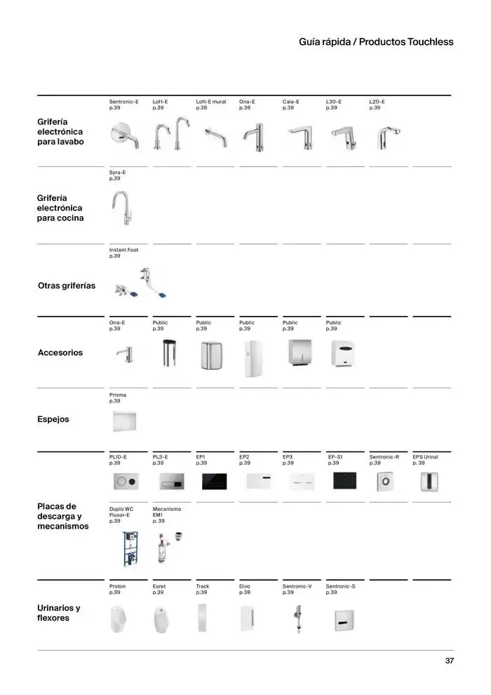 Catálogo de Colecciones de Baño, Muebles y Accesorios 9 de enero al 31 de diciembre 2025 - Página 39