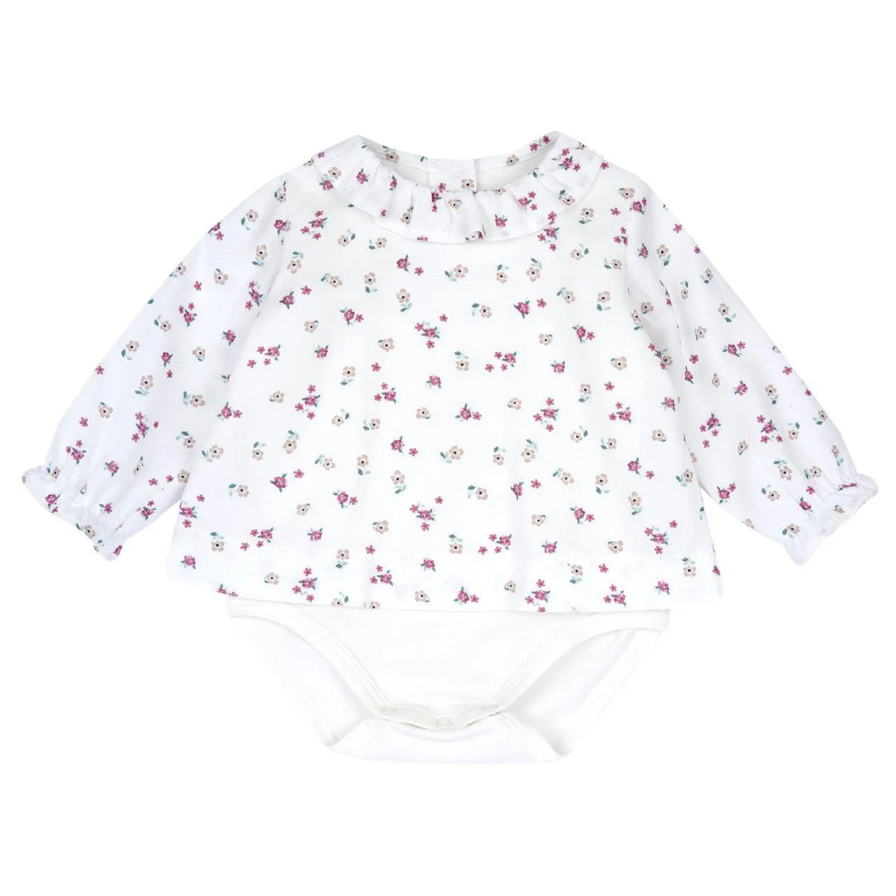 Body tipo camiseta manga larga