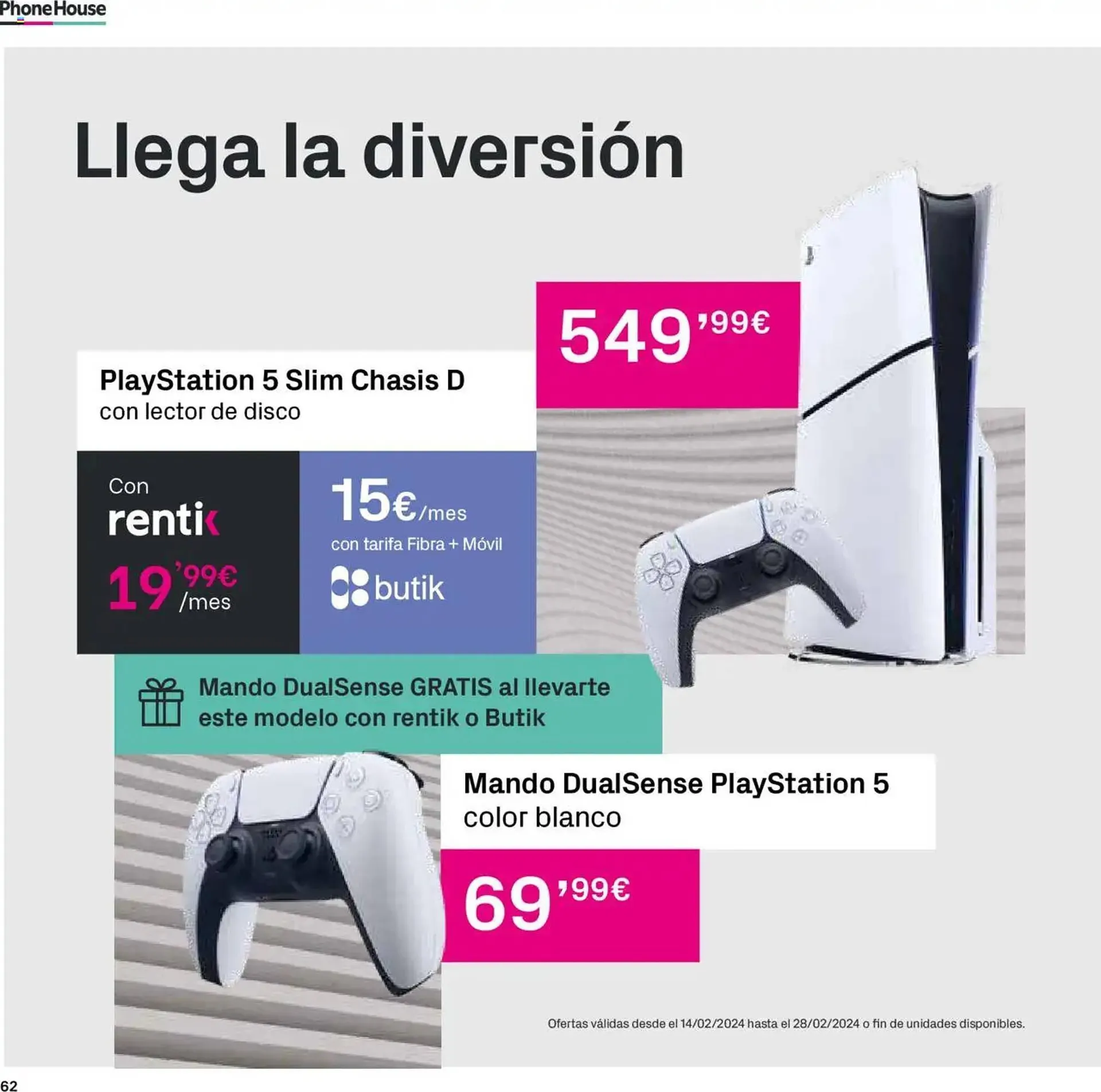 Catálogo de Folleto Phone House 1 de enero al 31 de enero 2025 - Página 62