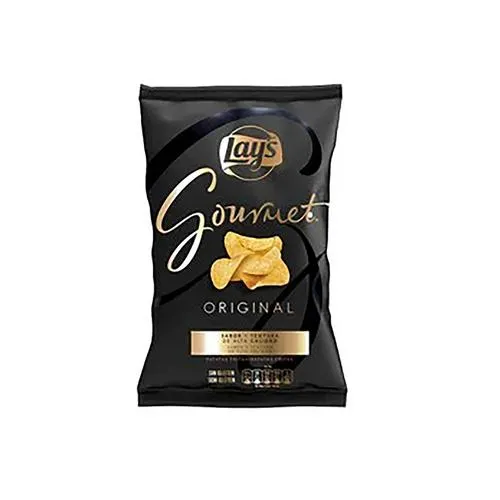 LAY'S Patatas fritas lisas crujientes LAY'S Gourmet bolsa de 180 g.