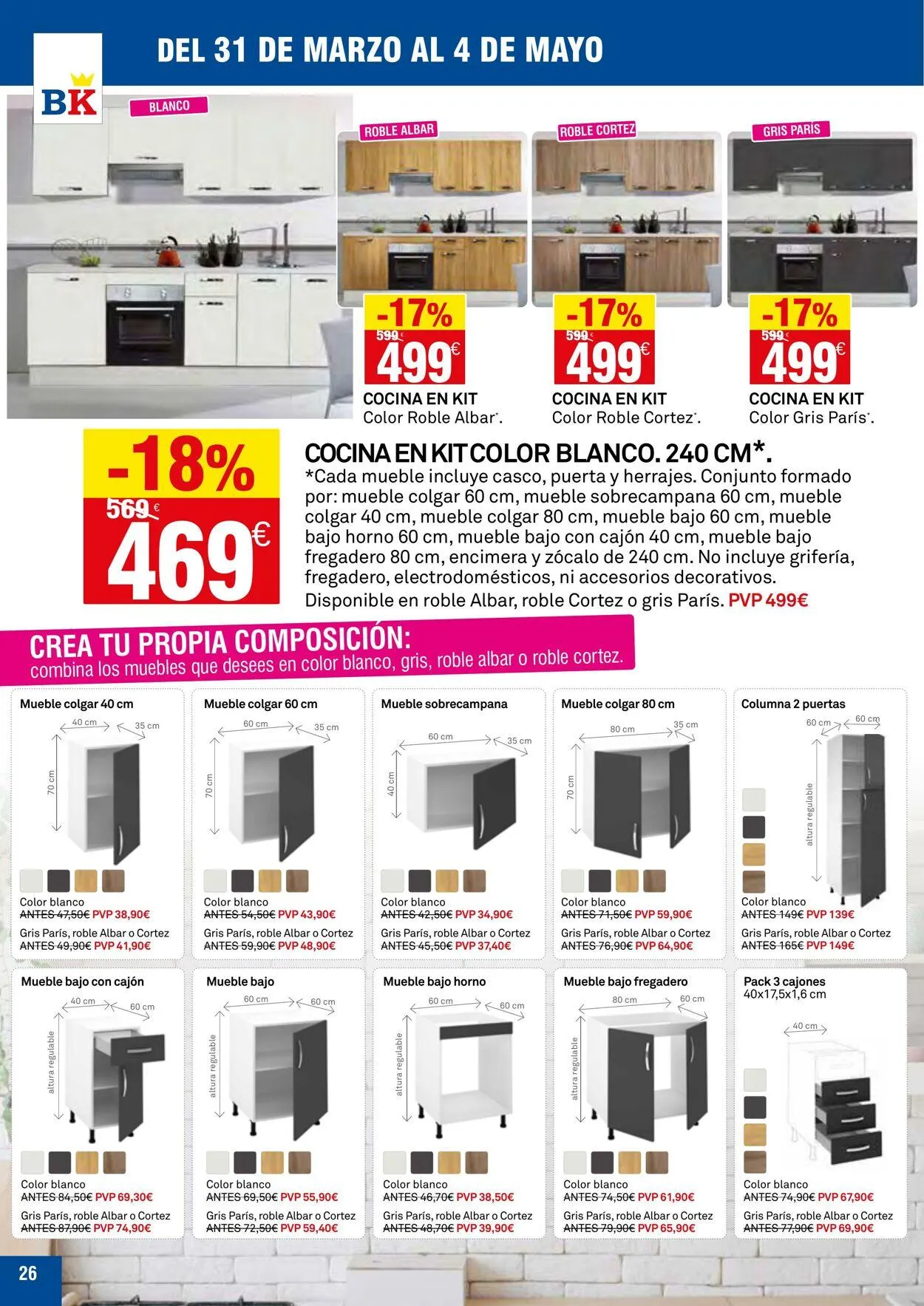 Catálogo de Bricoking Oferta actual 28 de abril al 12 de mayo 2025 - Página 26