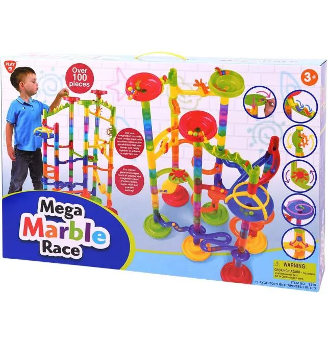 JUEGOS CONSTRUCCION CARRERA DE CANICAS